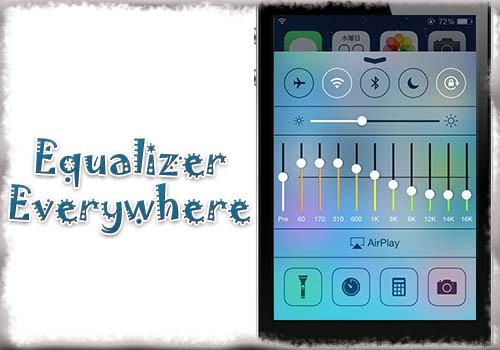 Equalizereverywhere 全アプリ有効なイコライザ機能をコントロールセンターから Tools 4 Hack