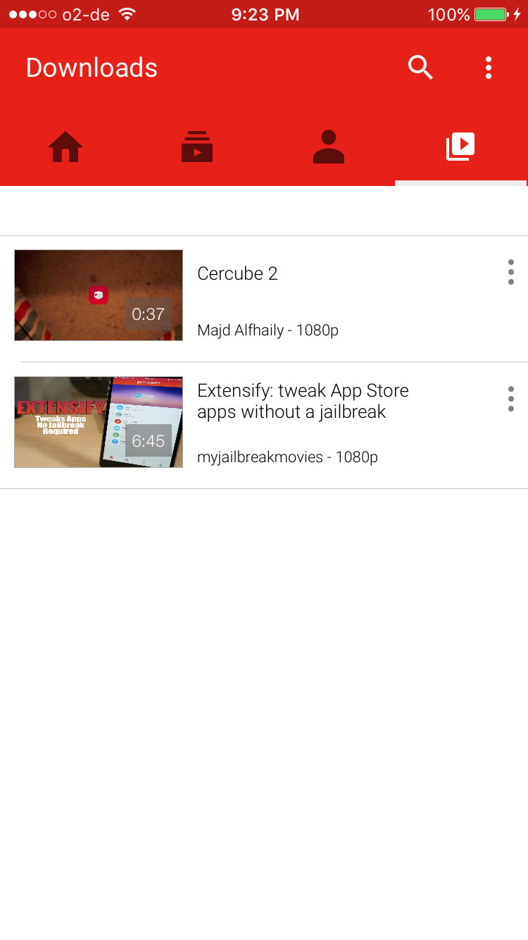 Cydia youtube ダウンロード