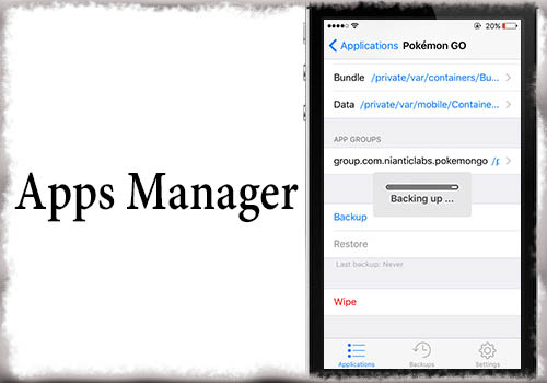 Apps Manager 個別にアプリデータをバックアップ リストア データ削除も Jbapp Tools 4 Hack
