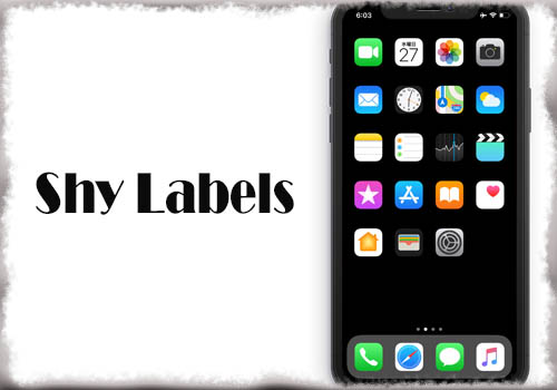 Shy Labels ホーム画面のアプリ名を非表示に スワイプ中のみ表示 Jbapp Tools 4 Hack