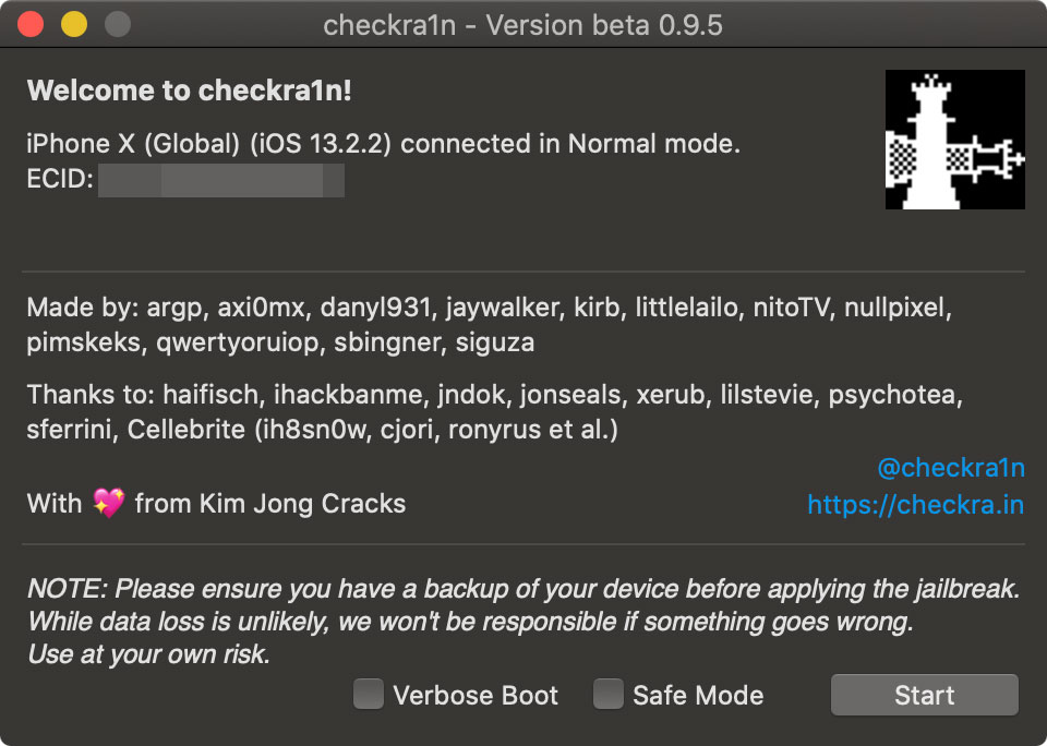 脱獄ツール Checkra1n が0 9 5 Betaへアップデート バグ修正 デバイスの安定化 Tools 4 Hack