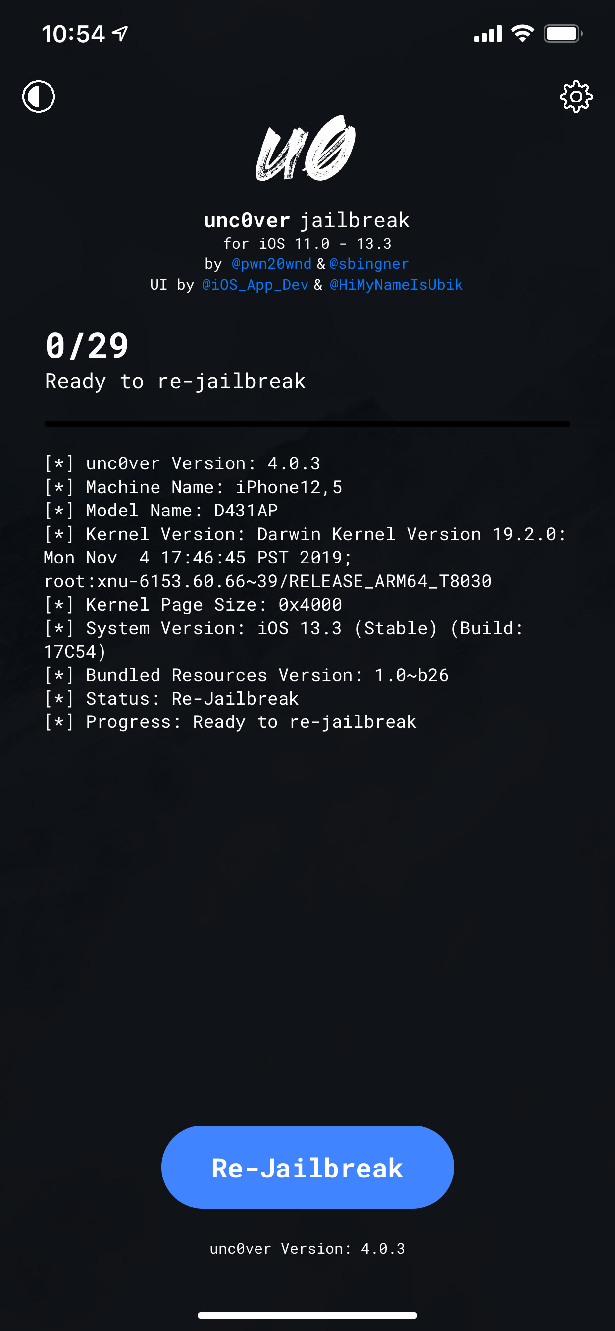 Ios 13 0 13 3脱獄 Unc0ver V4 0 3 へアップデート Appstore問題の完全修正など Tools 4 Hack