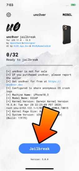 howto-ios11-ios135-jailbreak-unc0ver-v5xx-all-devices-5