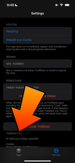 update-trollstore-v121-sideload-without-pc-and-appleid-some-improvement-2